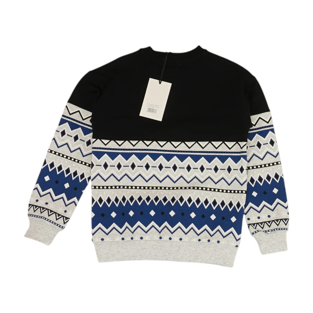 Multi Abstract Sweatshirt Pullover - Image 2