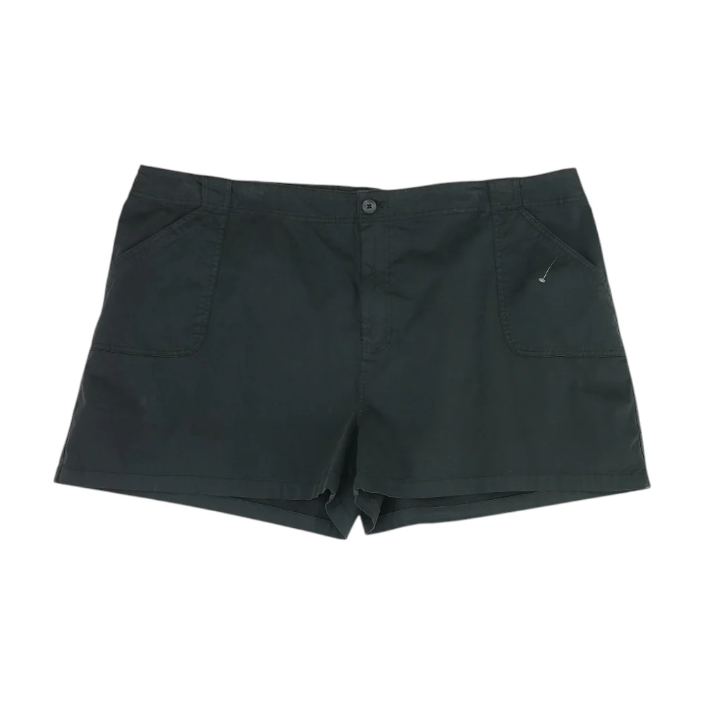 Black Plus Solid Chino Shorts