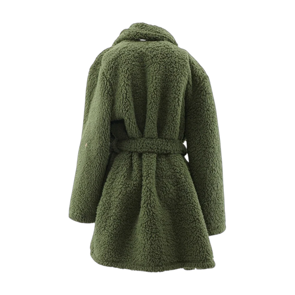 Green Solid Robe - Image 2