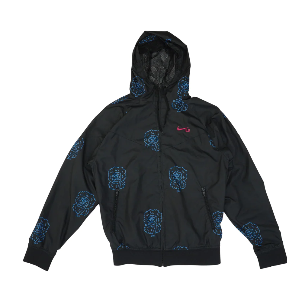 Vintage Black Graphic Active Jacket - Image 2