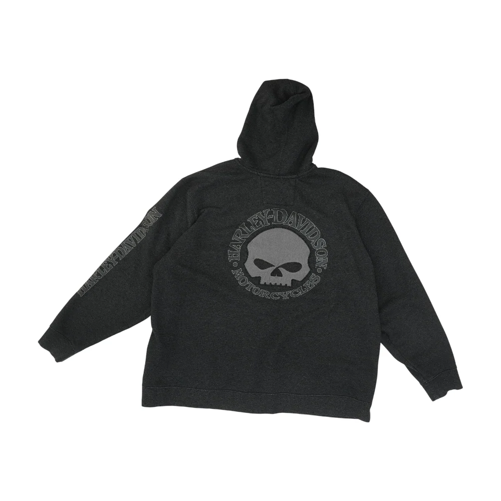 Vintage Charcoal Graphic Active Jacket - Image 2