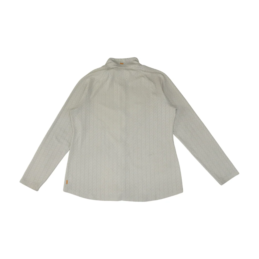 White Solid Active Jacket - Image 2