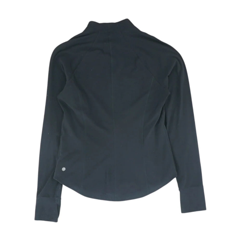 Black Solid Active Jacket - Image 2