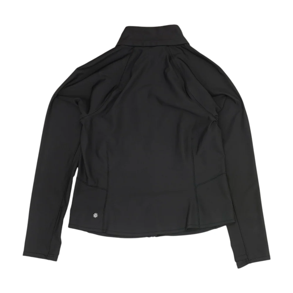 Black Solid Active Jacket - Image 2
