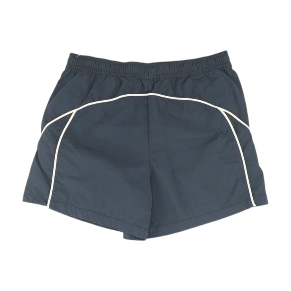 Black Solid Active Shorts - Image 2