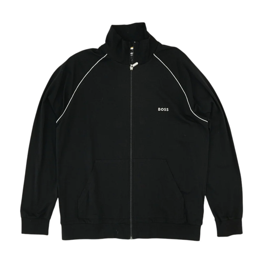 Black Solid Active Jacket