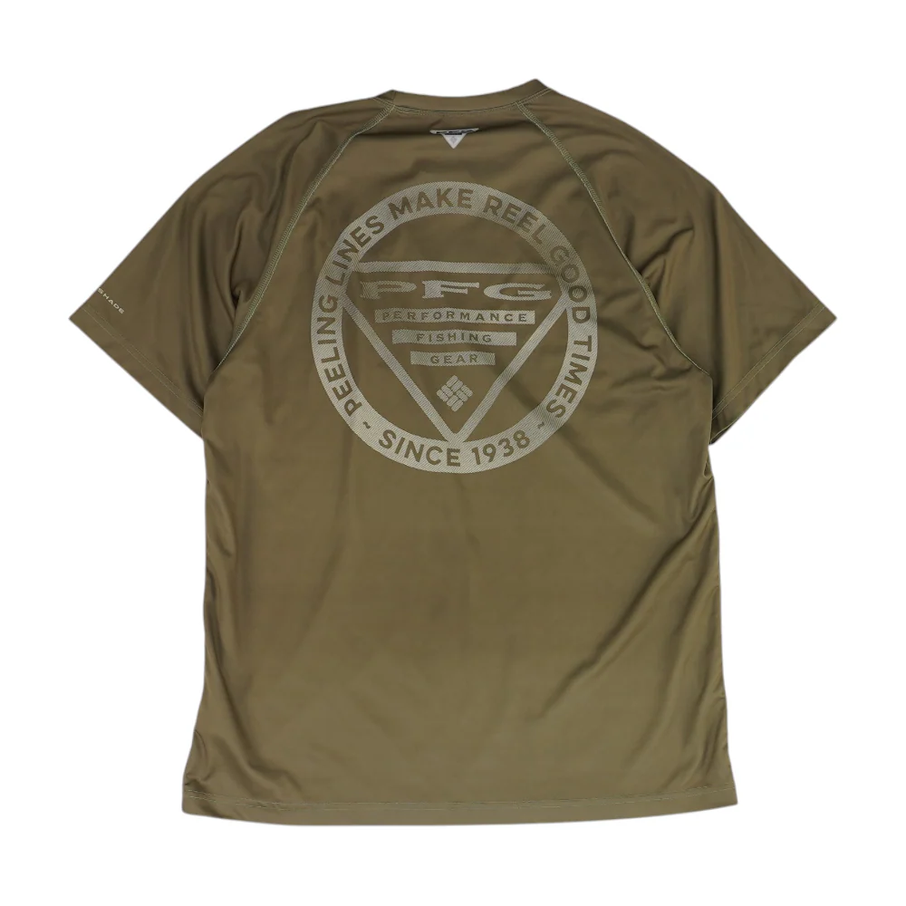 Green Solid Active T-Shirt - Image 2