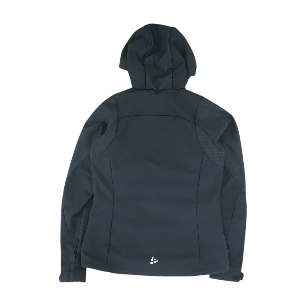 Black Solid Active Jacket - Image 2