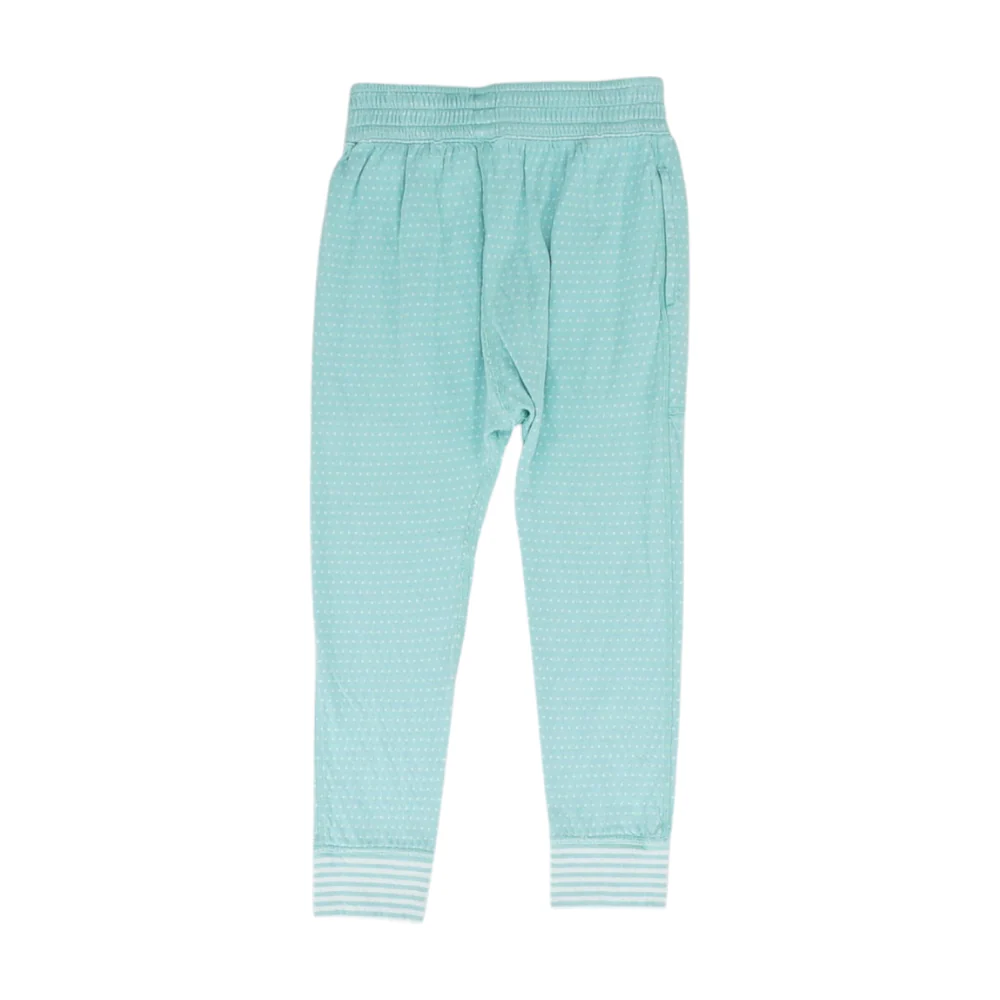 Blue Polka Dot Active Pants - Image 2