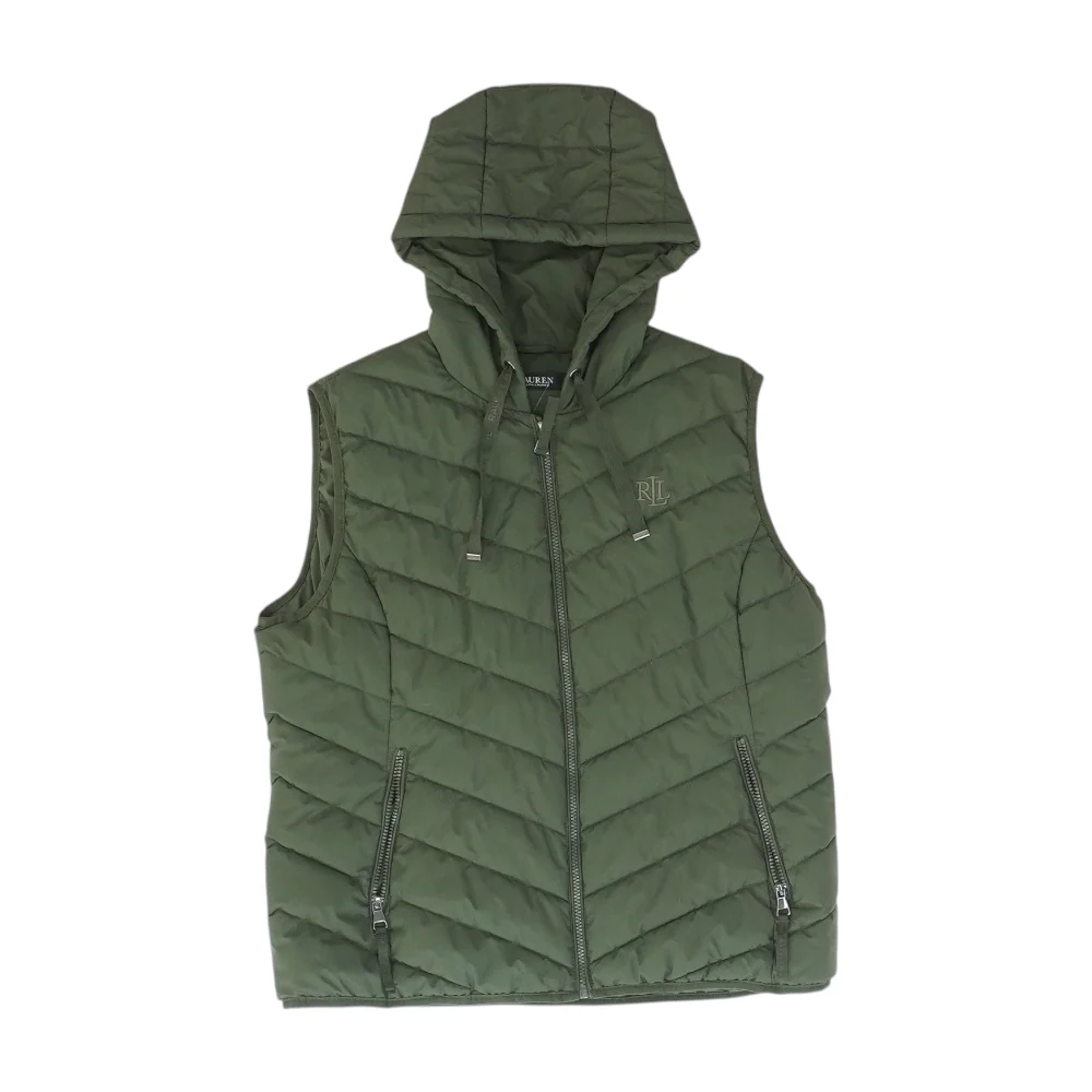 Green Solid Active Vest