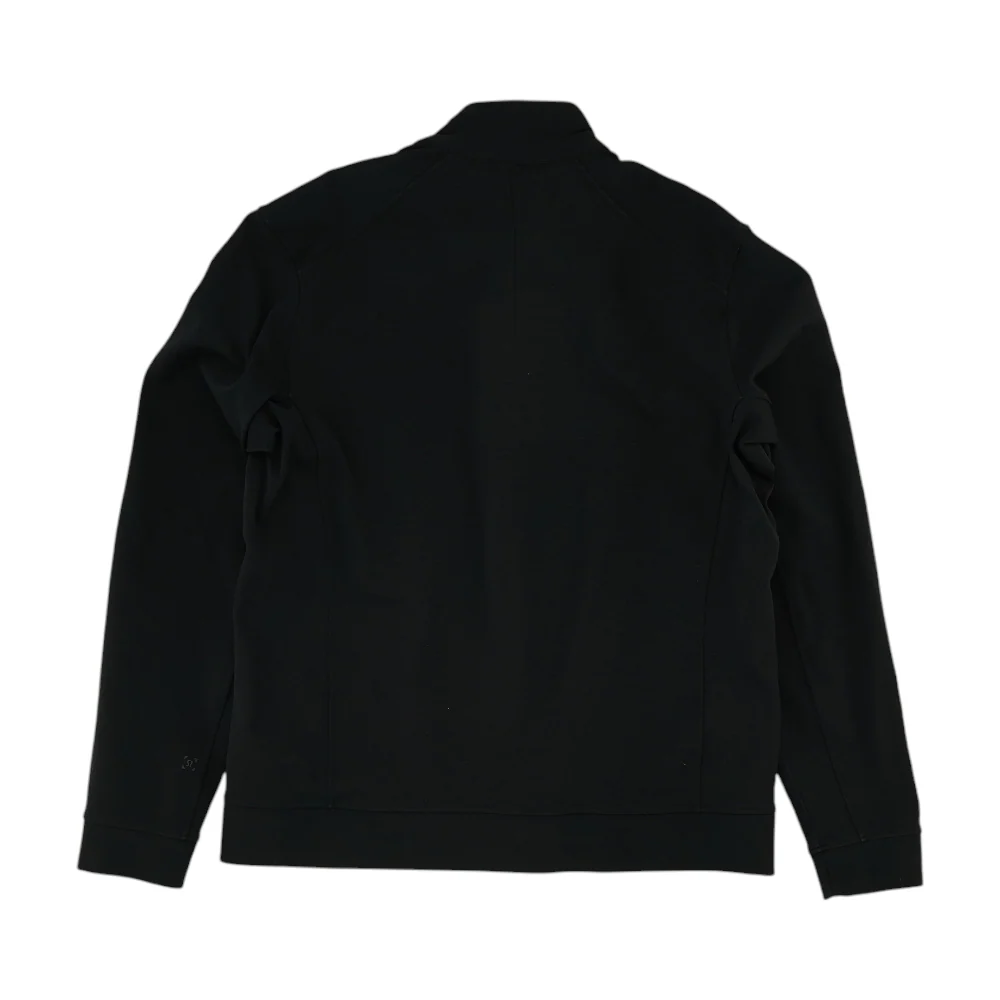 Black Solid Active Jacket - Image 2
