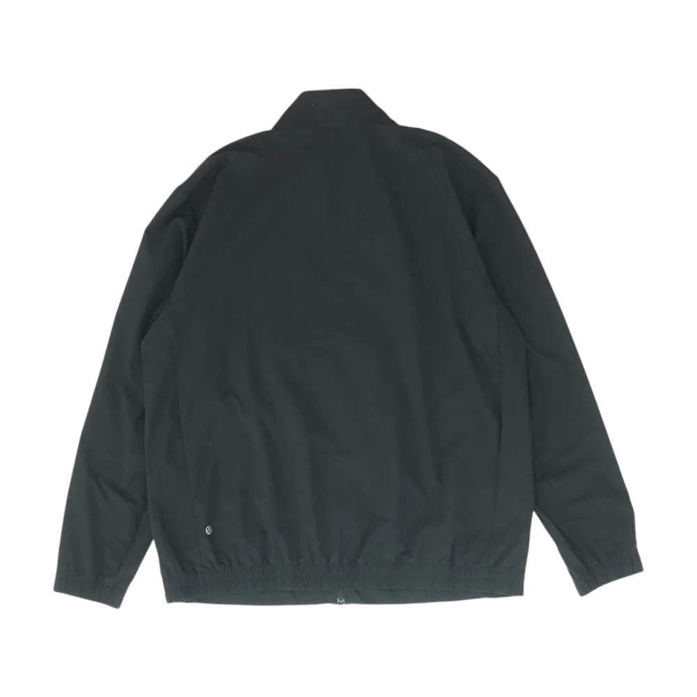 Black Solid Active Jacket - Image 2