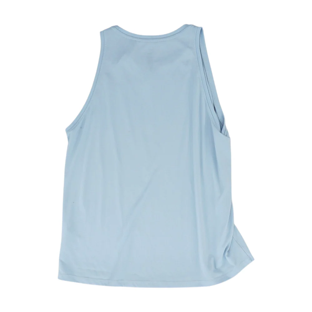 Blue Solid Active Tank - Image 2