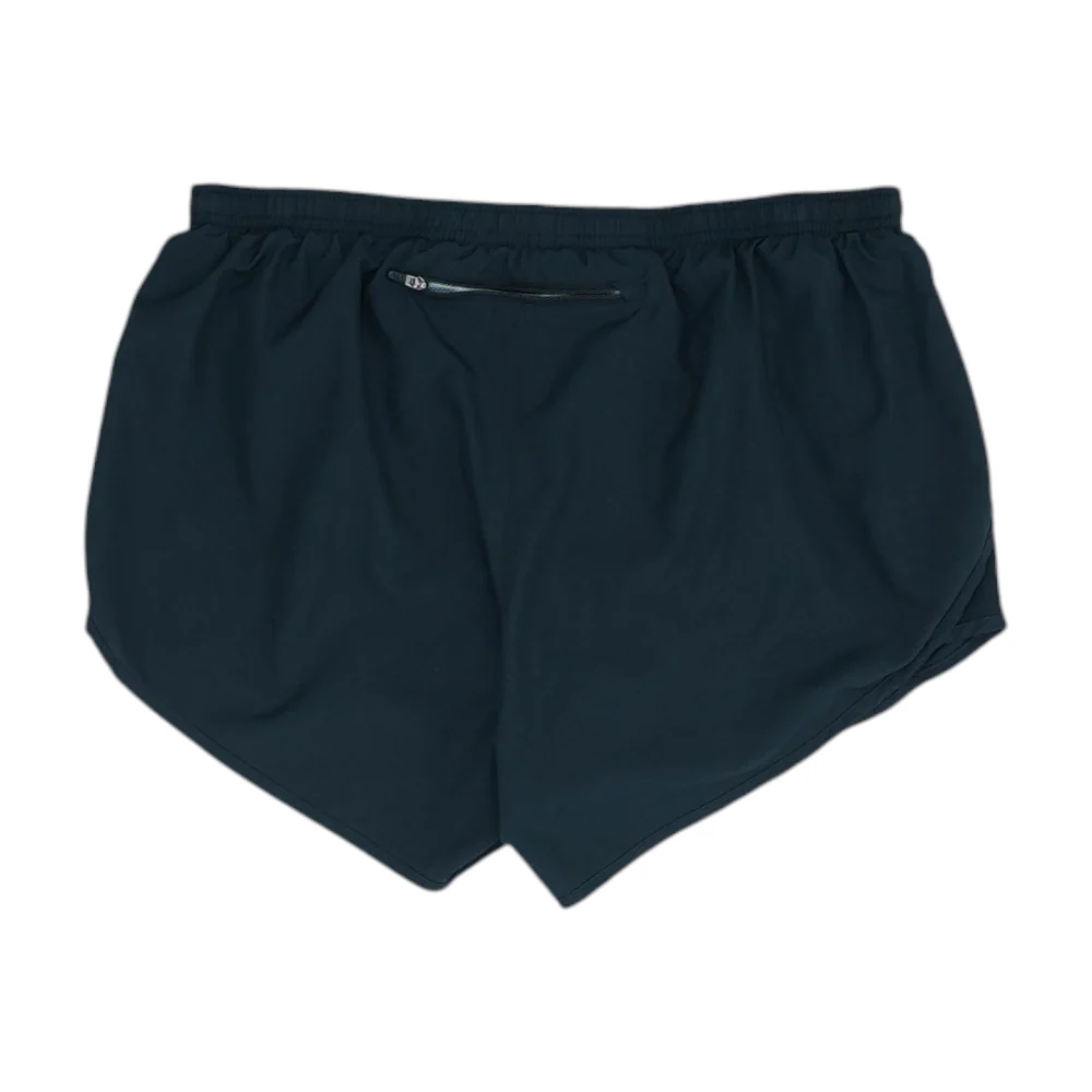 Black Solid Active Shorts - Image 2