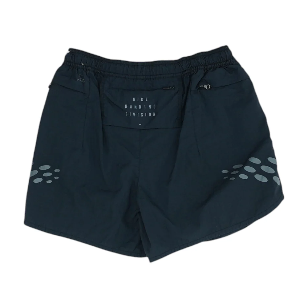 Black Solid Active Shorts - Image 2