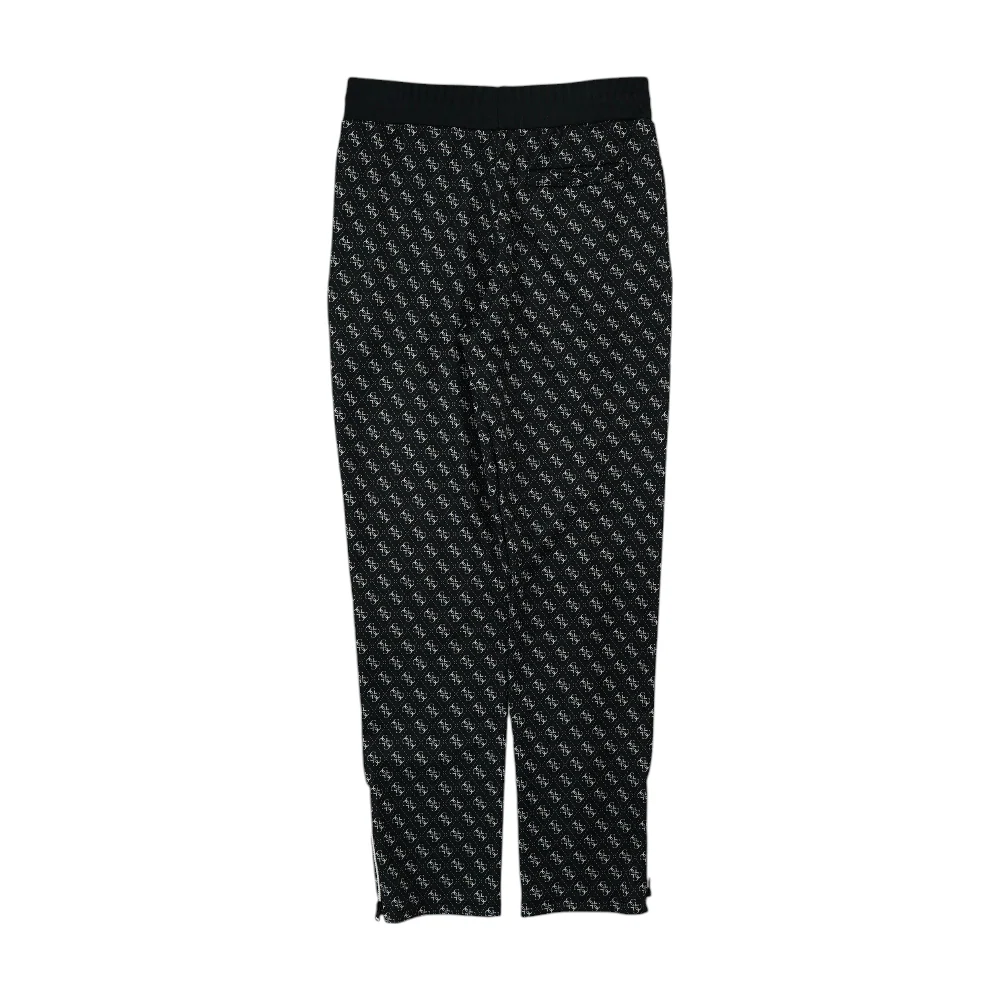 Black Print Active Pants - Image 2