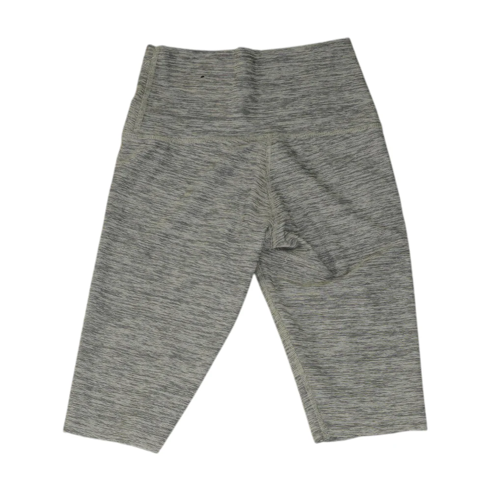 Gray Abstract Active Shorts - Image 2