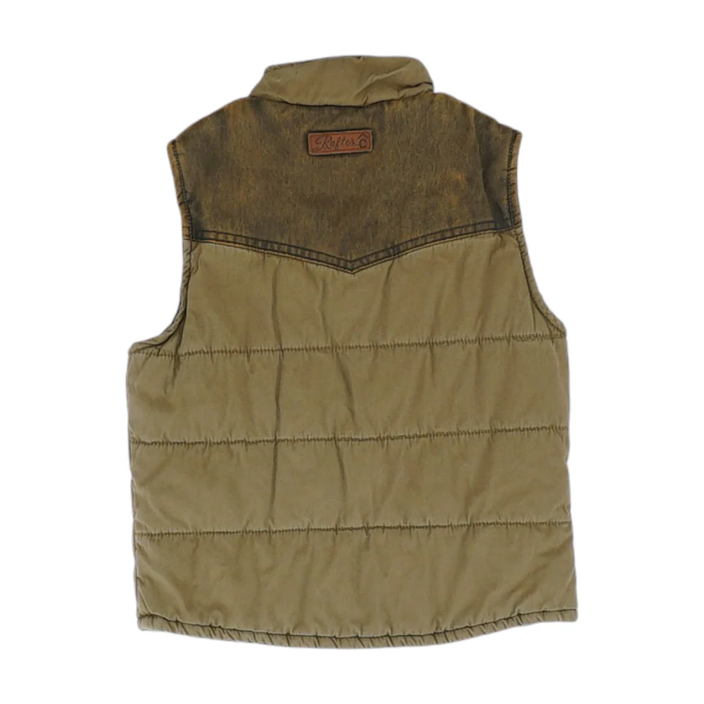 Brown Solid Active Vest - Image 2