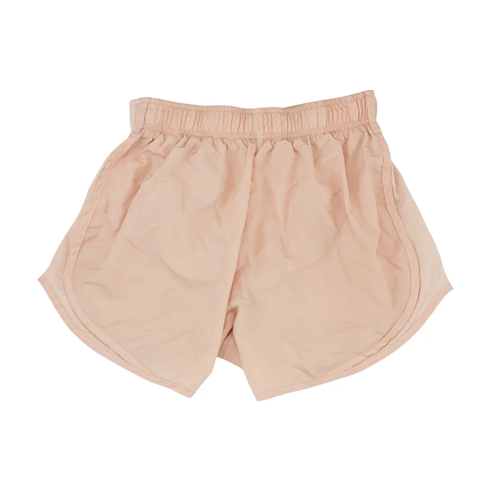 Peach Solid Active Shorts - Image 2