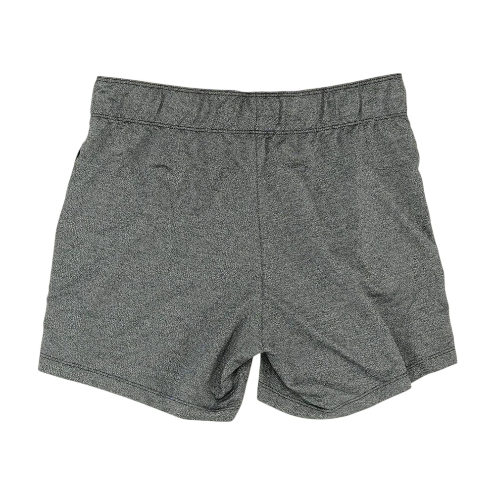 Gray Solid Active Shorts - Image 2