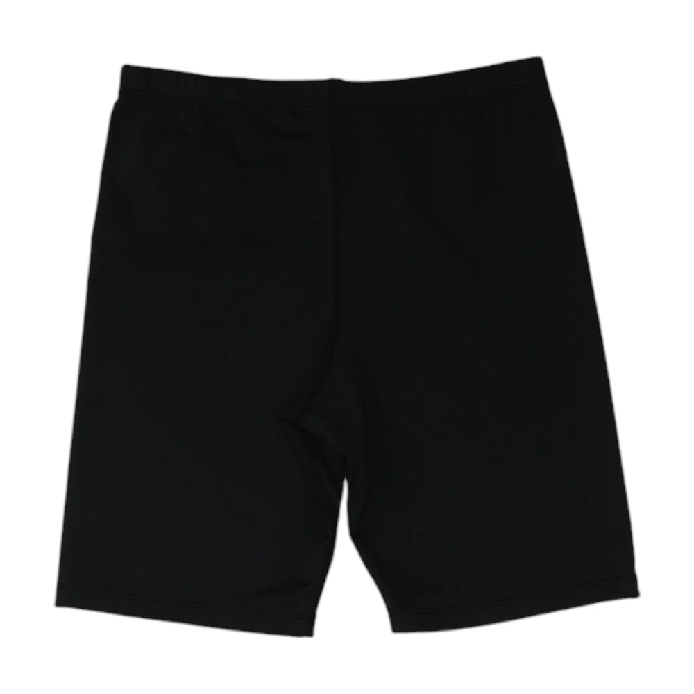 Black Solid Active Shorts - Image 2