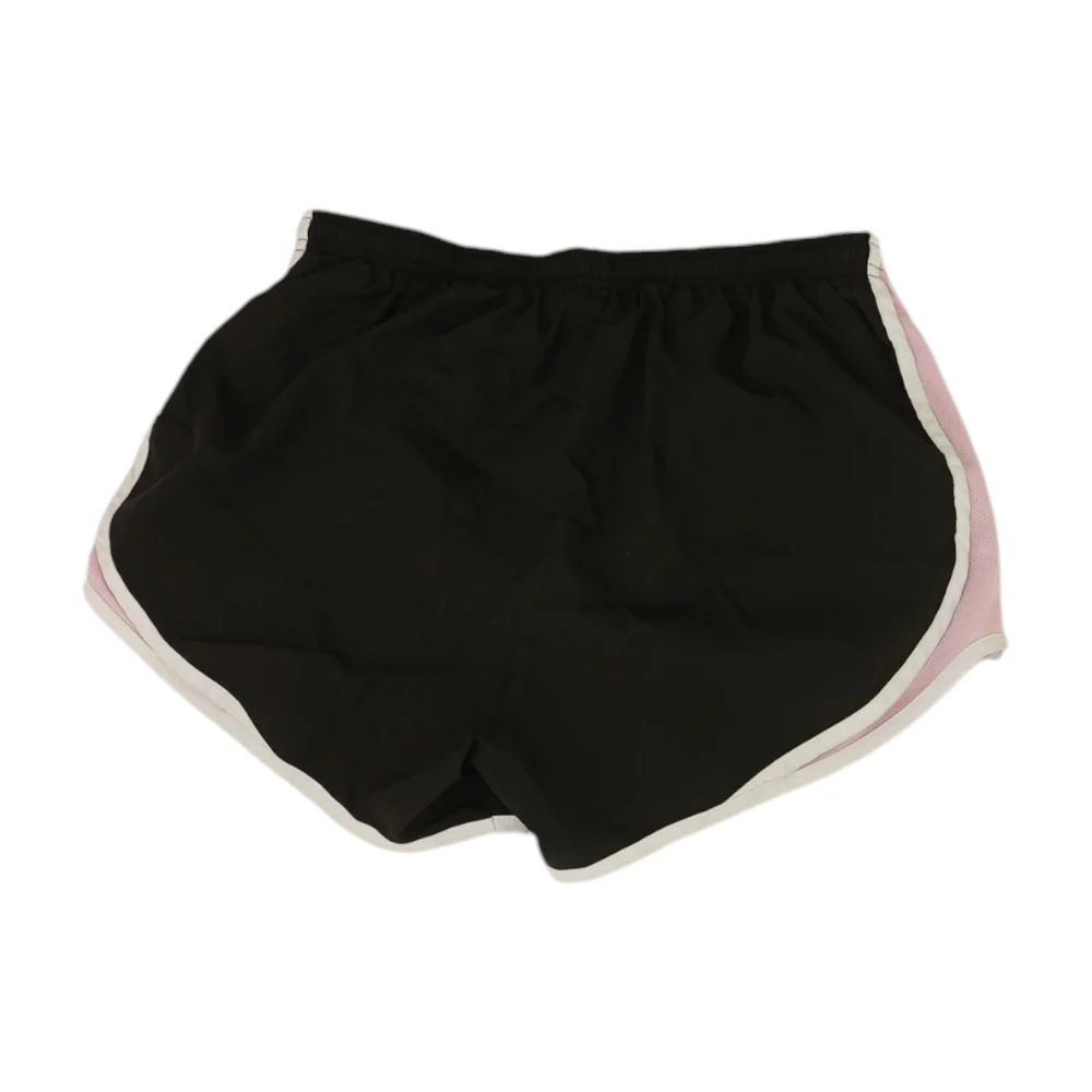 Black Color Block Active Shorts - Image 2