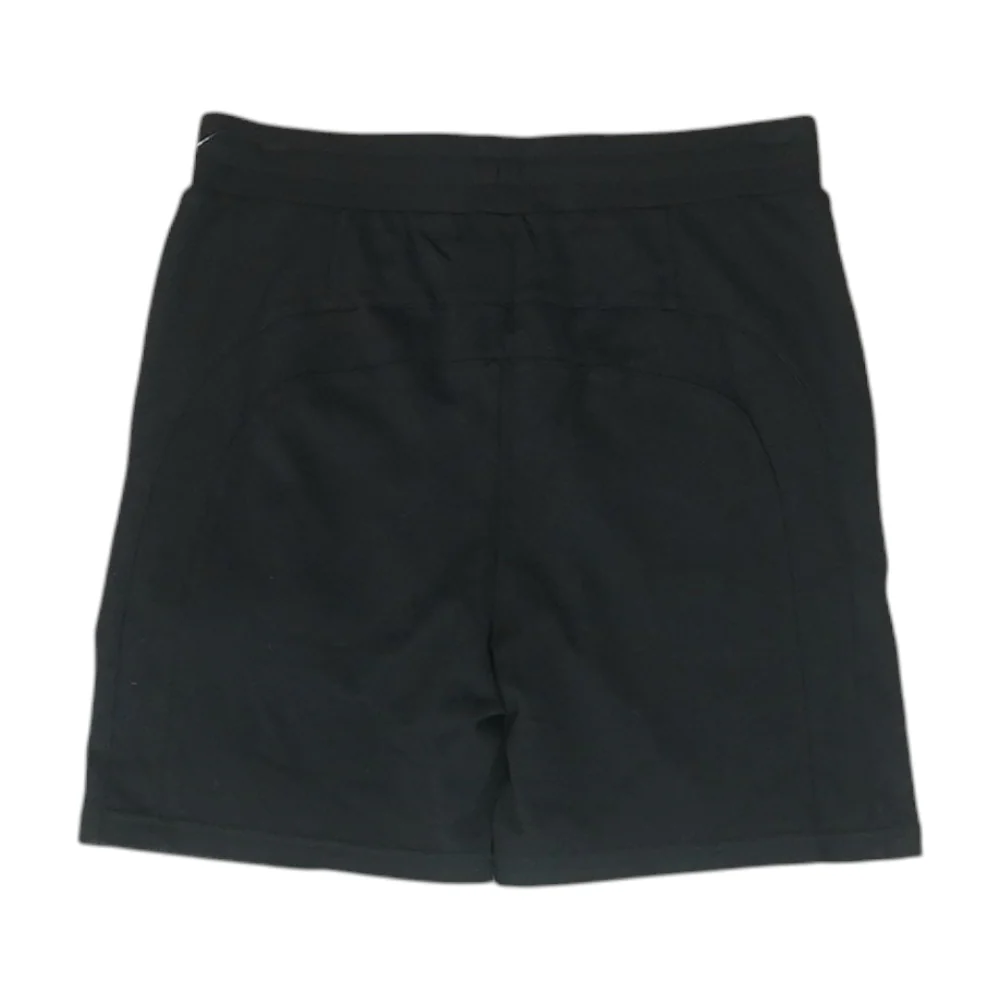 Black Solid Active Shorts - Image 2