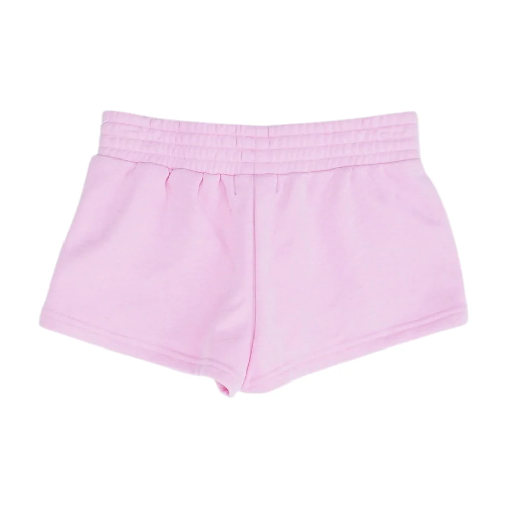 Pink Solid Active Shorts - Image 2