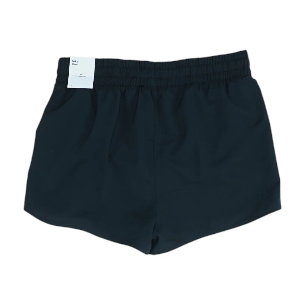 Black Solid Active Shorts - Image 2