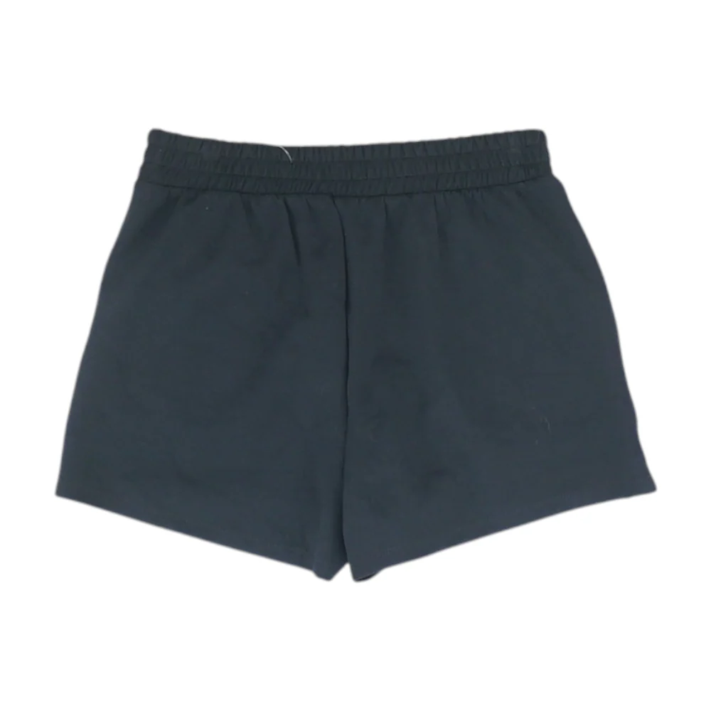 Black Solid Active Shorts - Image 2