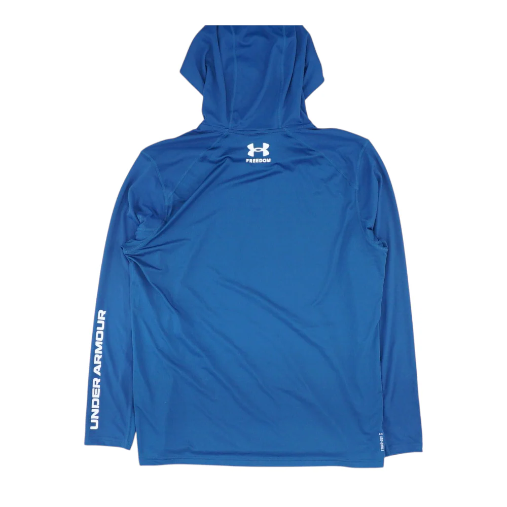 Blue Solid Active T-Shirt - Image 2