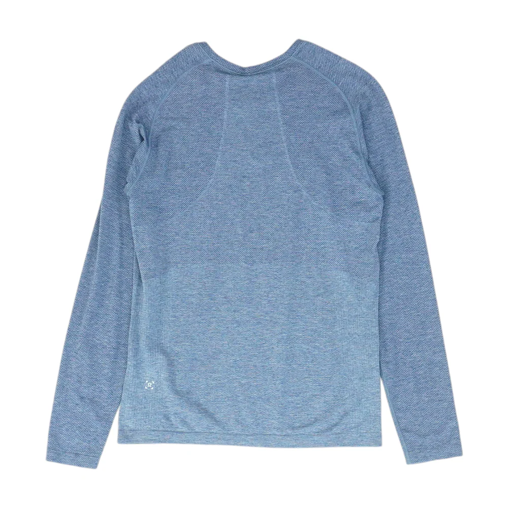 Blue Solid Active T-Shirt - Image 2