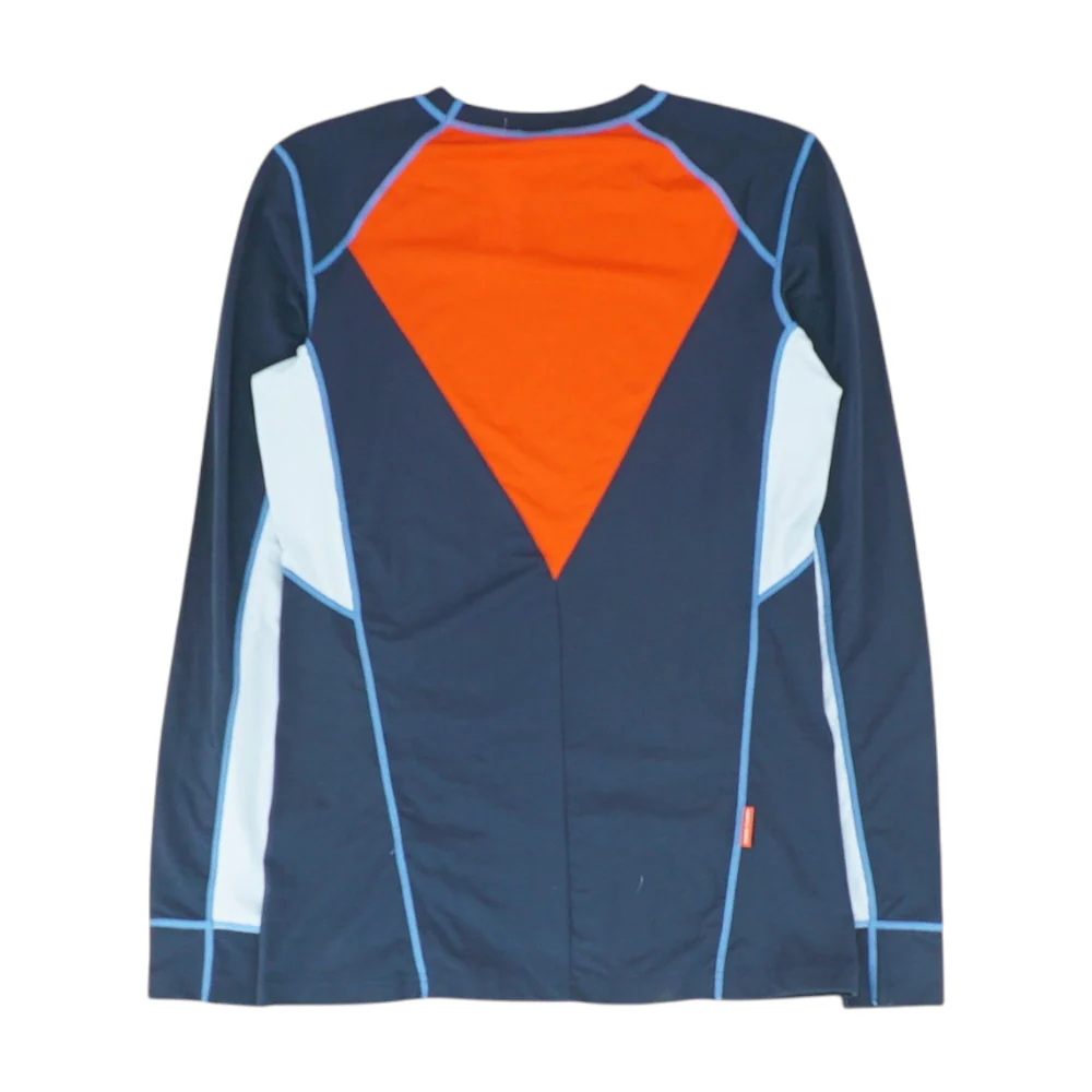 Navy Color Block Active T-Shirt - Image 2