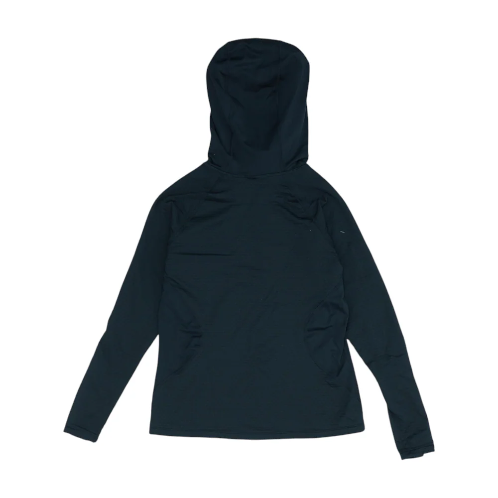 Black Solid Hoodie Pullover - Image 2