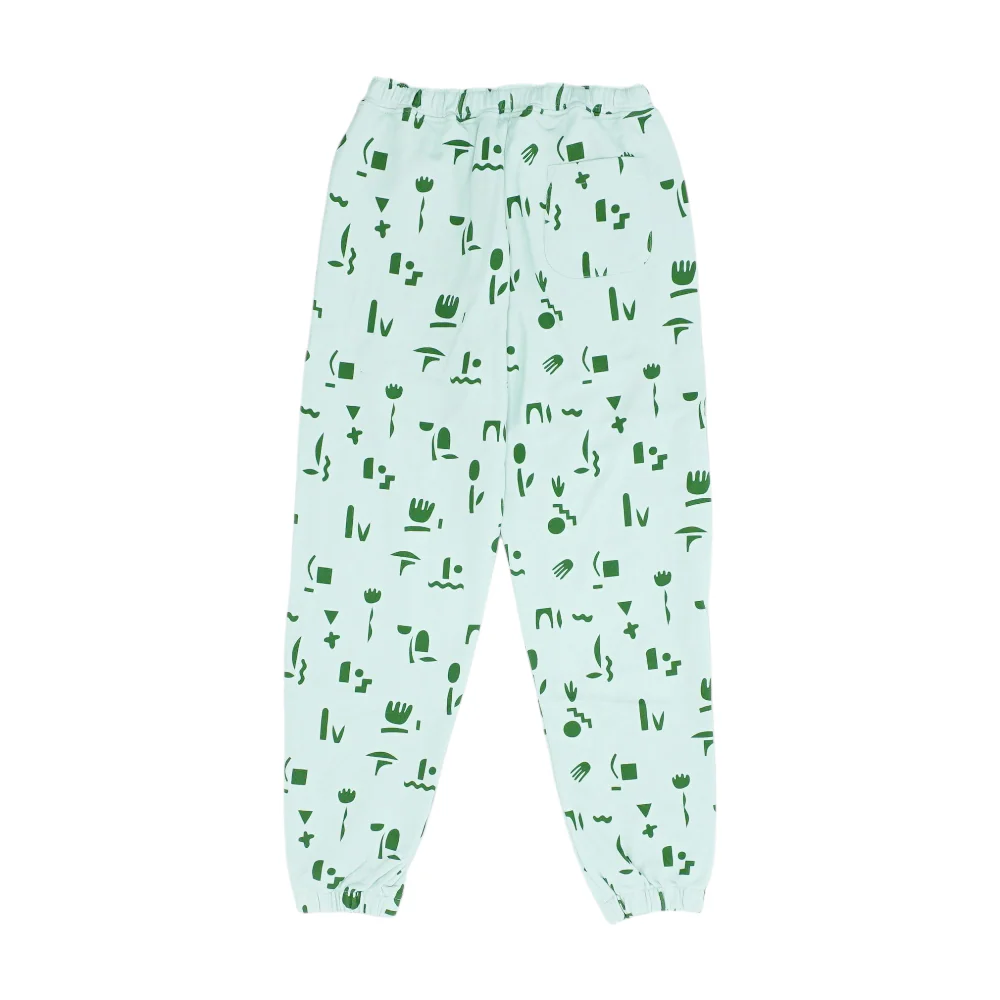 Green Print Active Pants - Image 2