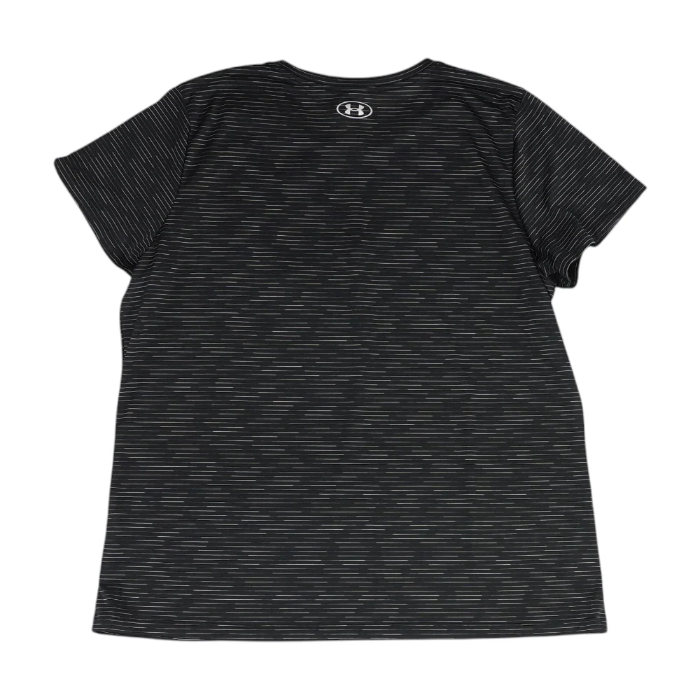 Black Striped Active T-Shirt - Image 2