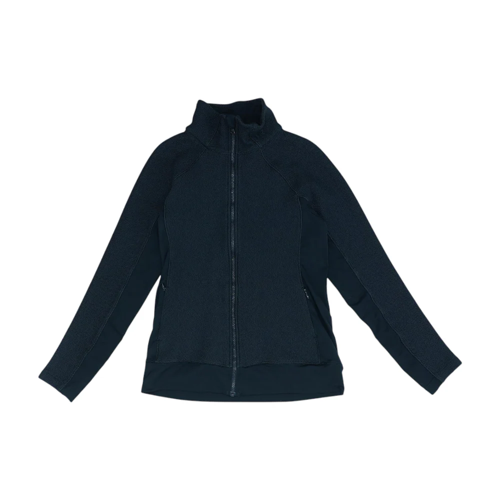 Black Solid Active Jacket