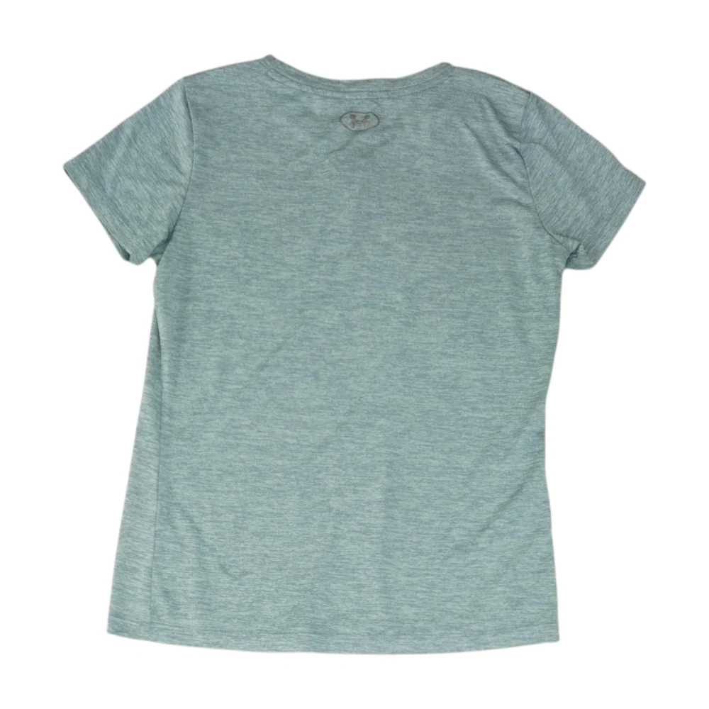 Gray Abstract Active T-Shirt - Image 2