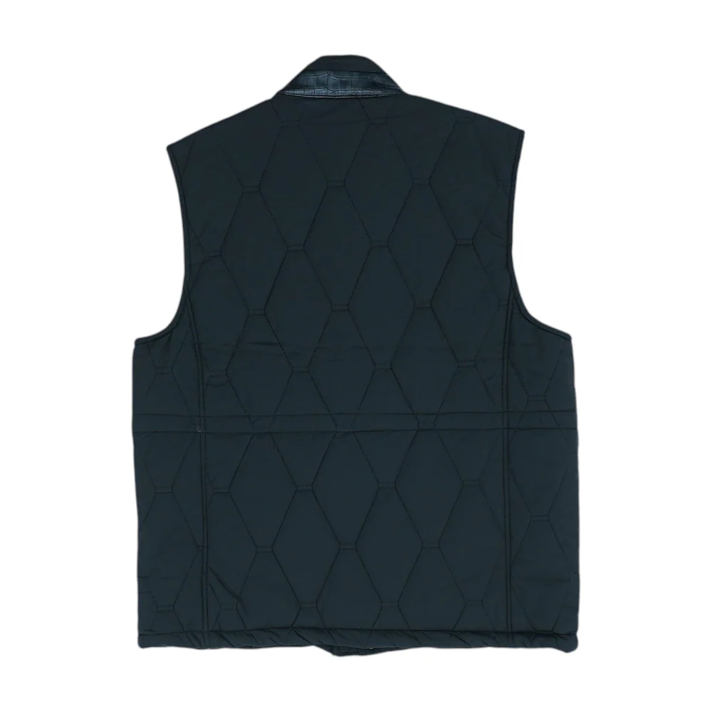 Black Geometric Active Vest - Image 2