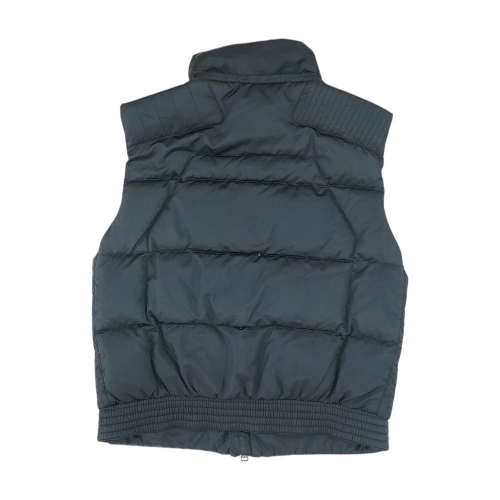 Black Solid Casual Vest - Image 2