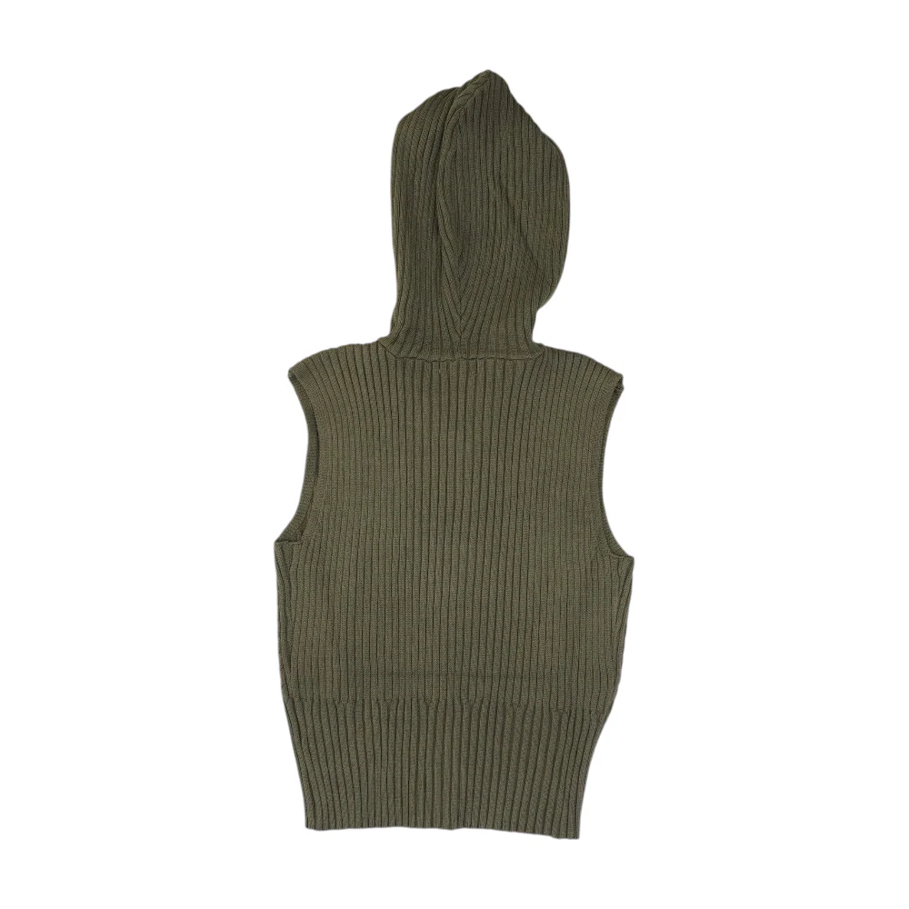 Green Solid Active Vest - Image 2