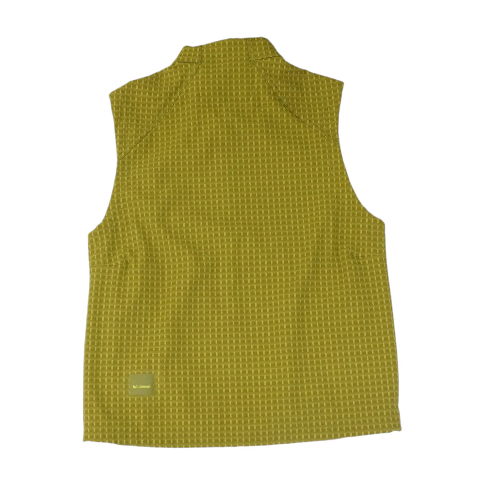 Green Geometric Active Vest - Image 2