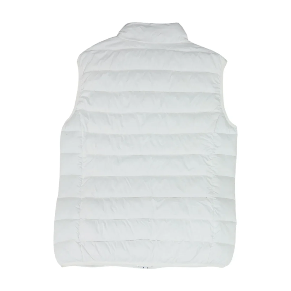 White Color Block Active Vest - Image 2