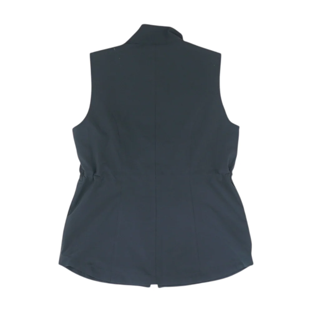Black Solid Active Vest - Image 2