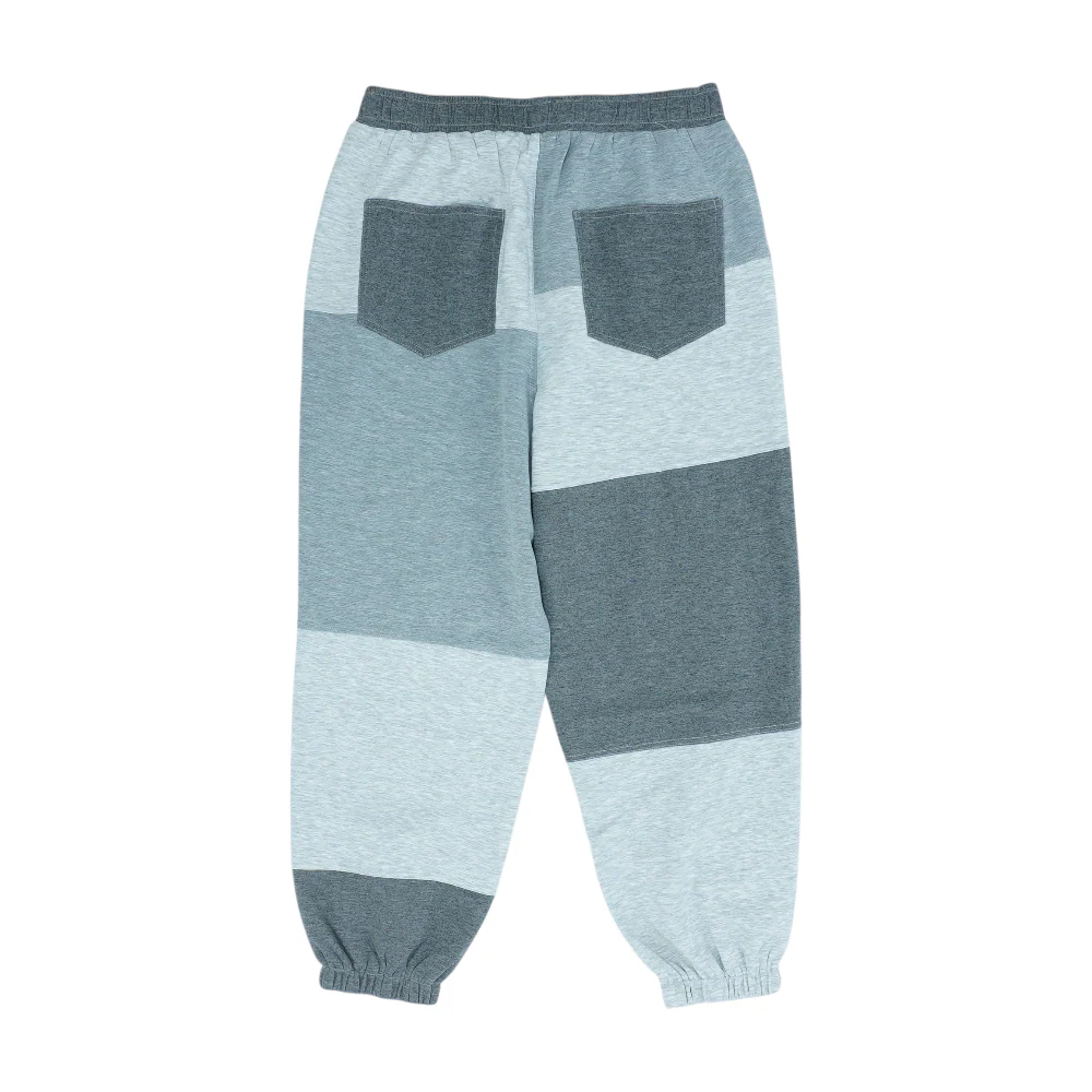 Gray Color Block Regular Pants - Image 2