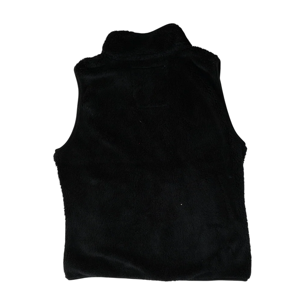 Black Solid Casual Vest - Image 2