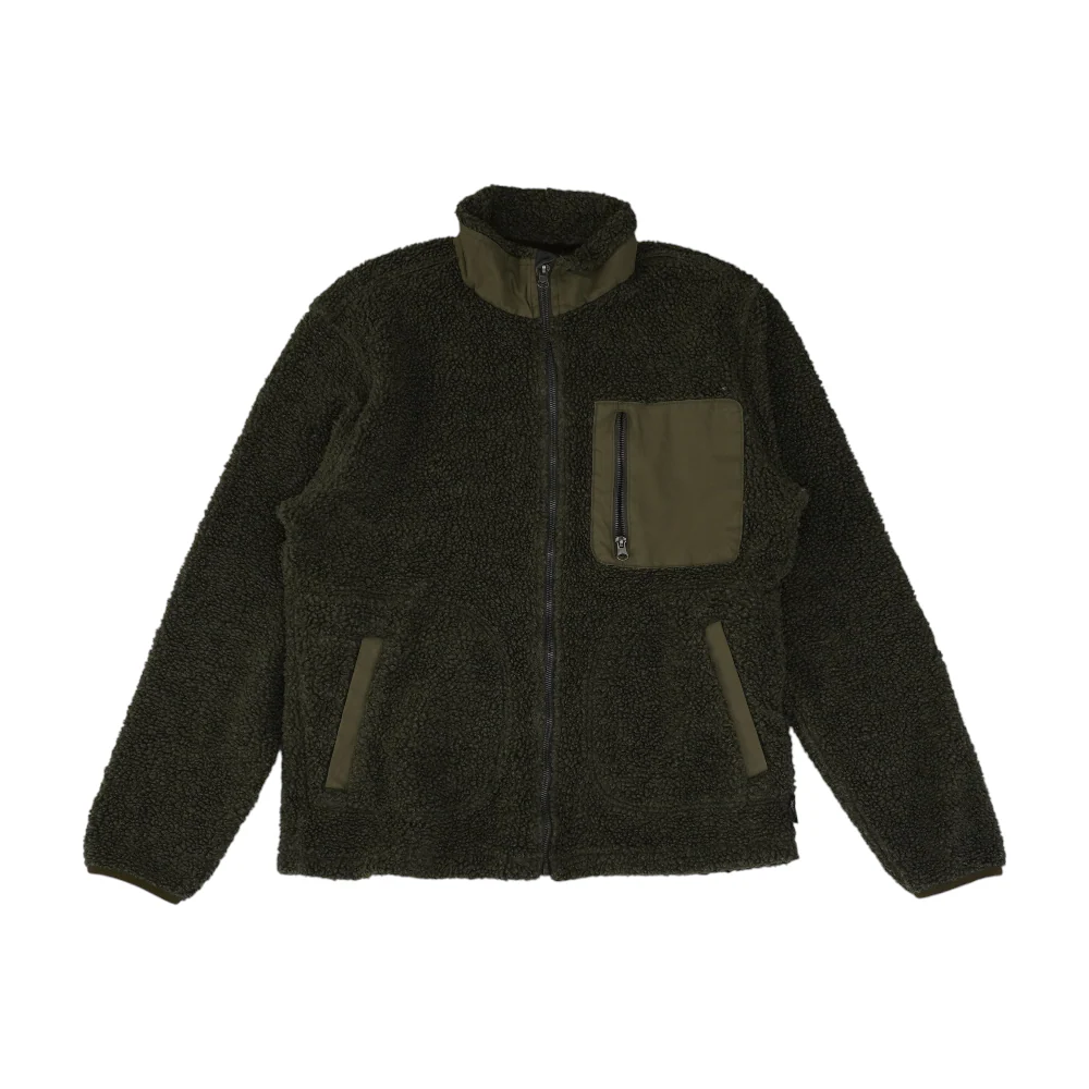 Green Solid Active Jacket