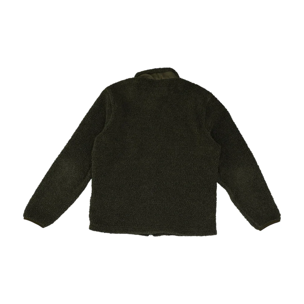 Green Solid Active Jacket - Image 2