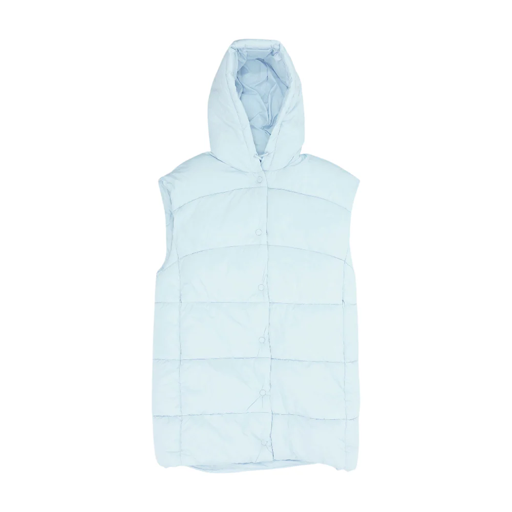 Blue Solid Active Vest