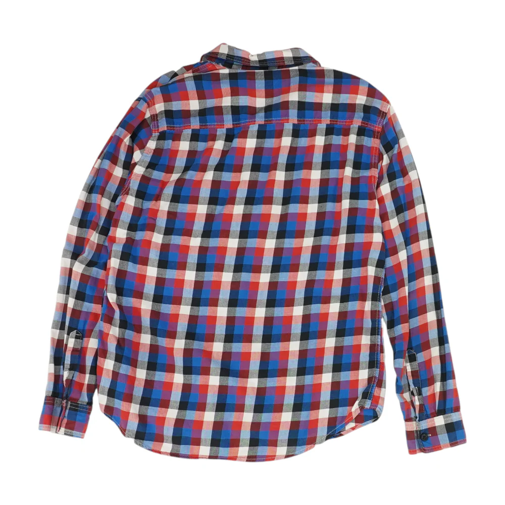 Blue Check Long Sleeve Button Down - Image 2